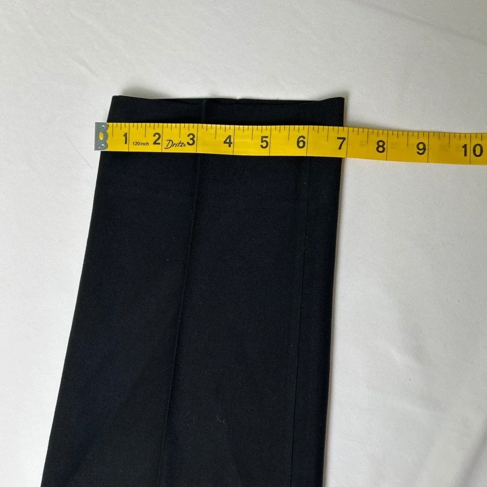 Renoir Mens Slim Fit 2-Button Double Vent 2-Piece Suit Size 36R 30W Black Formal
